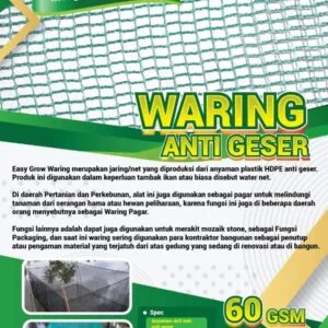 WARING  GREEN DOUBLE  ANTI GESER ECERAN