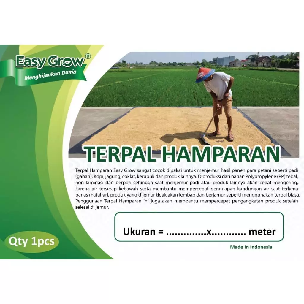 Terpal Hamparan Easy Grow Size 4 x 7 Meter Beige - Image 3